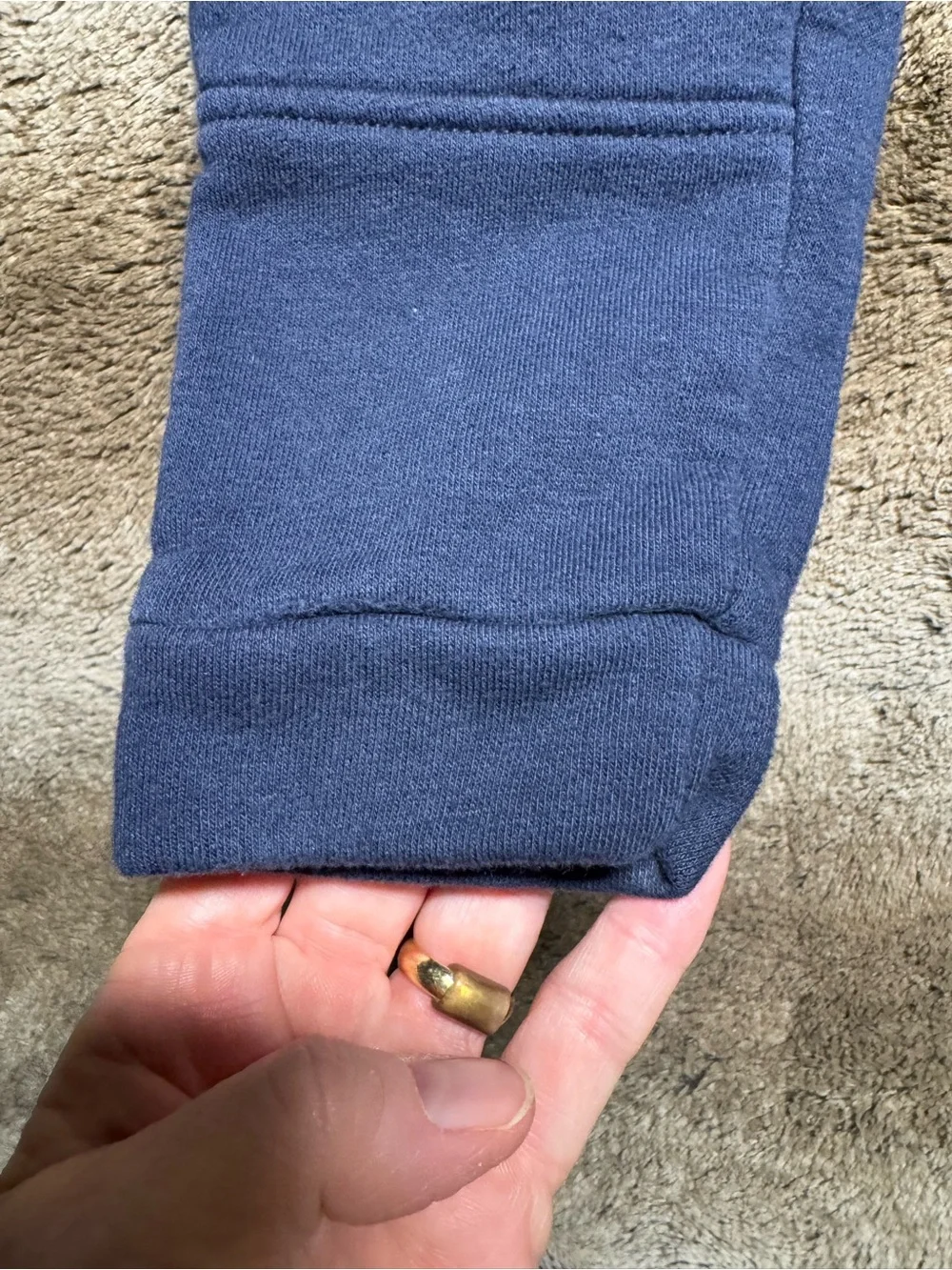 Lee Navy Jogger Pants with Red Drawcord